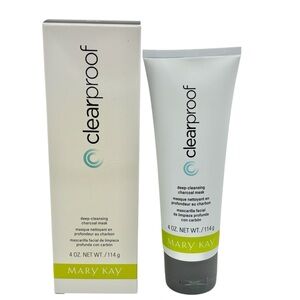 Mary Kay Clear Proof Deep-Cleansing Charcoal Mask 094148 (4Oz) w Bentonite Clay